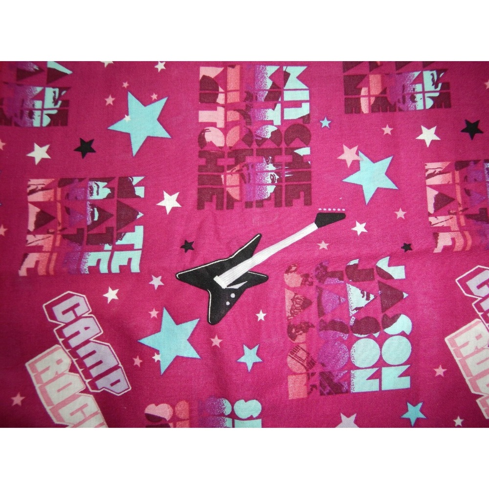 New Camp Rock Cotton Fabric by the Yard 1 Yard - 36" X 44" Pre-Cut Sewing Crafts